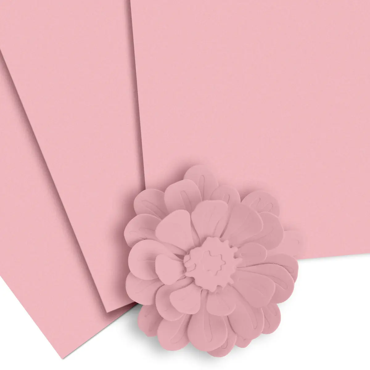 Crafty Necessities: Frosty Pink Cardstock (10 sheets/set)