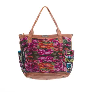 THE PERFECT BAG FULL CORTE POCKETS - CAFE LEATHER - ONE OF A KIND NO. 91328