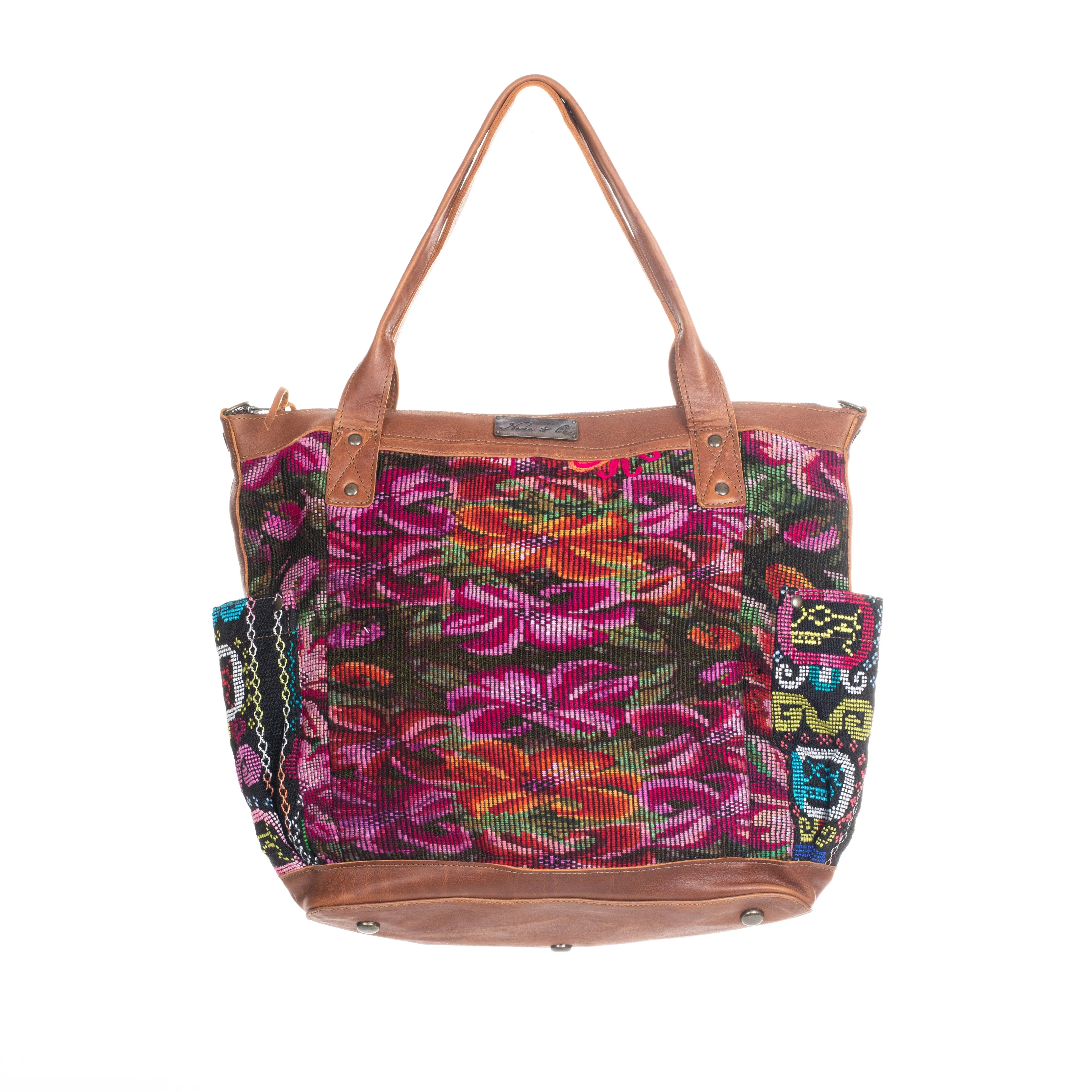 THE PERFECT BAG FULL CORTE POCKETS - CAFE LEATHER - ONE OF A KIND NO. 91328