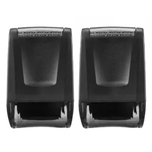 2Counts/Set Durable Metal Roller Privacy Stamp, Reusable Design, Home Office Document Covering Tool, Medical Financial Bill Security Protection Stamp