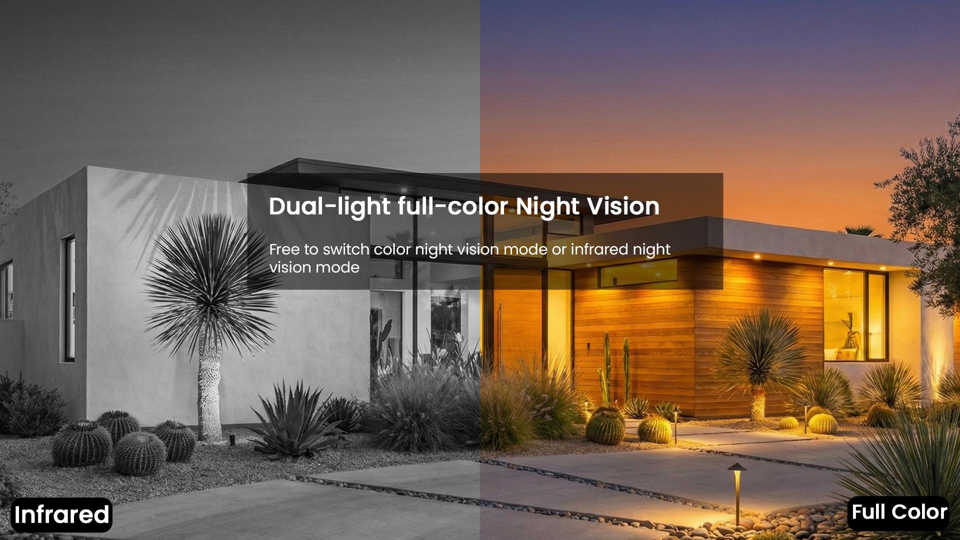 Hawkray 4G LTE Cellular Security Camera (No WiFi, Built-in SIM Card) Solar-Powered Dual-Camera Monitoring System Outdoor Wireless Security Camera Color Night Vision Edition 360° Real-Time Viewing & Detection Two-Way Audio Auto-Connect Pan-Tilt Control