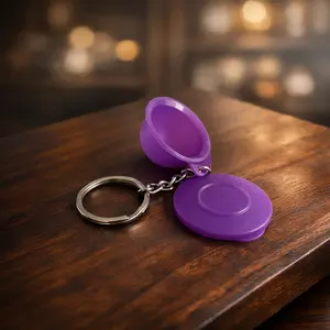 Purple Bowl Keychain Purple Bowl Keychain