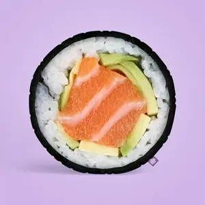 All About Vibe Sushi Custom Shape Pillow - Soft Plush Fabric, Vibrant Detailed Print, Perfect for Any Space, Gift-Ready, Unique Food Design