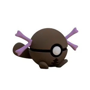 Paldean Wooper Poke Ball - Inspired 3D Printed Collectible