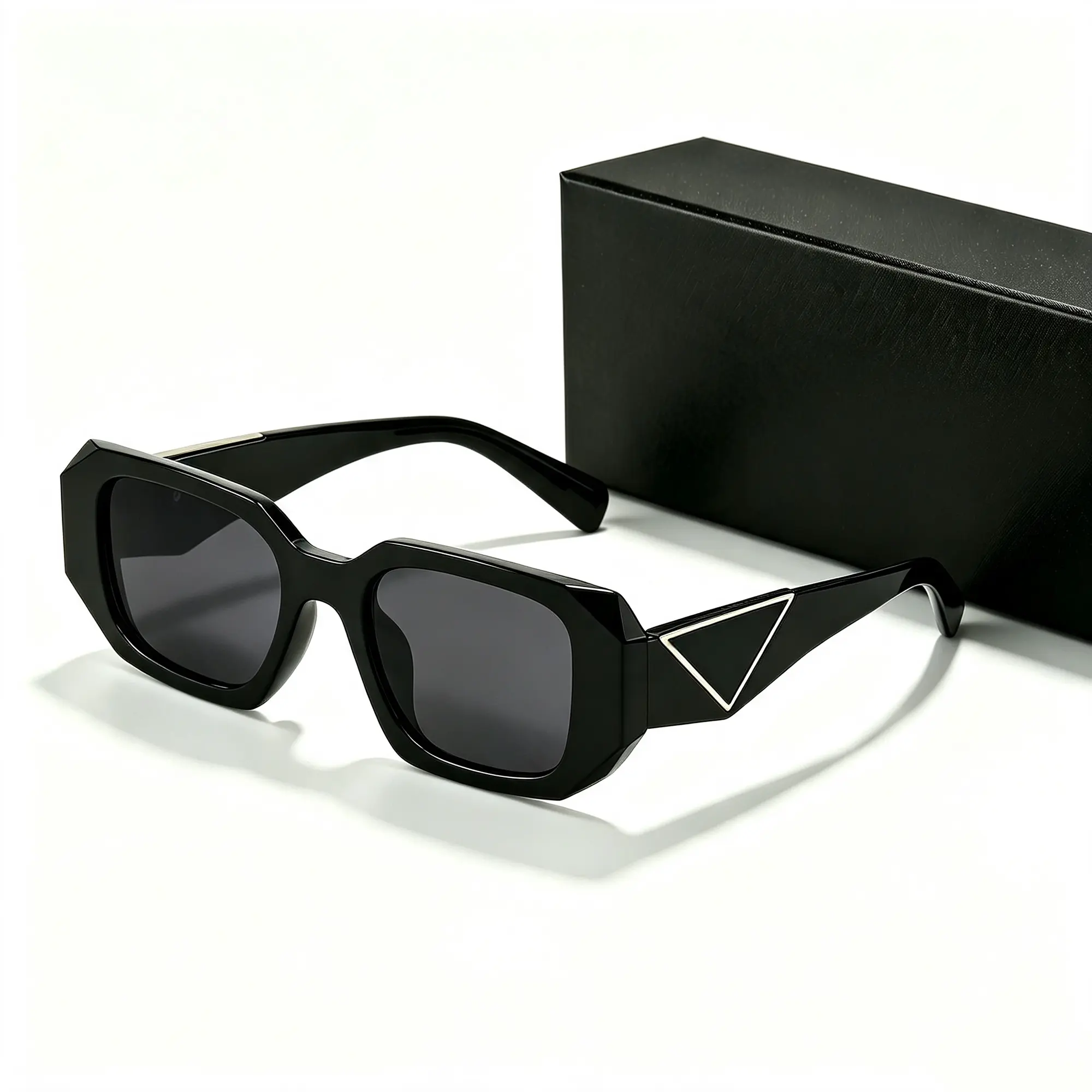 Trendy Retro Rectangle Sunglasses for Women Men Vintage Fashion Square Frame UV Protection Shades Versatile for Daily Wear and Vacations