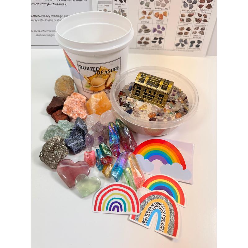 RAINBOW GEMSTONE MINING BUCKET - HALF GALLON OR GALLON