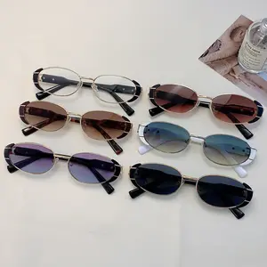 Uv400 Protect Sunglasses - Small Oval Small Oval For Women Man Running & Outdoor Sports