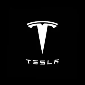 2pcs Tesla LED Welcome Lights (Compatible with Model Y/3/S/X) - Ground Illumination Decorative Lights Car Ambient