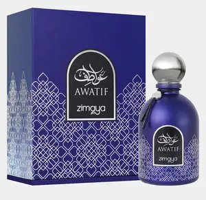 Zimaya Awatif Blue for Men Eau de Parfum Spray, 3.4 Ounce Perfume Fragrance Cologne