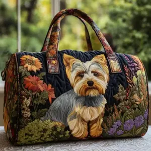 3D Cute Animal Print Travel Duffle Bag, Lightweight Large Capacity Gym & Weekend Bag for Fitness & Short Trips