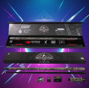EVO Gemstone Maxbing Edition Nightglow Pool Cue – Radiant Glass Fiber, 12.5 mm EVO Tip, 19–19.5 oz, Carbon-Reinforced Butt, 5/16-18 Joint, 4-inch Extension, Complete Player Kit