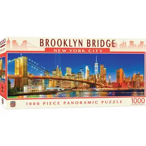 Brooklyn Bridge, New York City 1000 Piece Panoramic Puzzle