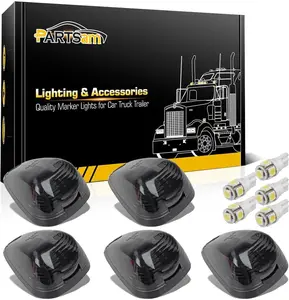 Partsam Cab Roof Marker Running Lights for Ford F150 F250 Super Duty Pickup Trucks