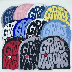 Knit Hat for Both Men and Women - Street Hip-hop Rap Skull Cap with Colorful Graphics and Unique Design