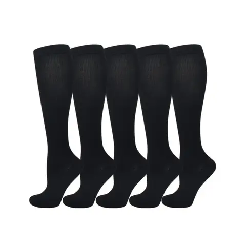 JSLEAP 5 Pairs Compression Socks for Men & Women – Best Support for Running, Athletic, Cycling