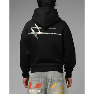 Loiter Ultra Hybrid Zip Hoodie Black/Camo