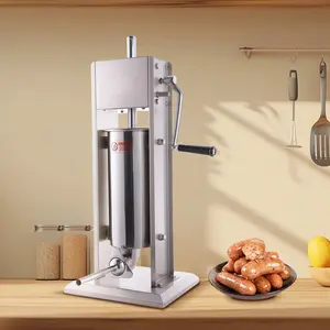 Hakka 5L/11LB Sausage Stuffer with Spanish Churro  Meat Filler Maker Machine