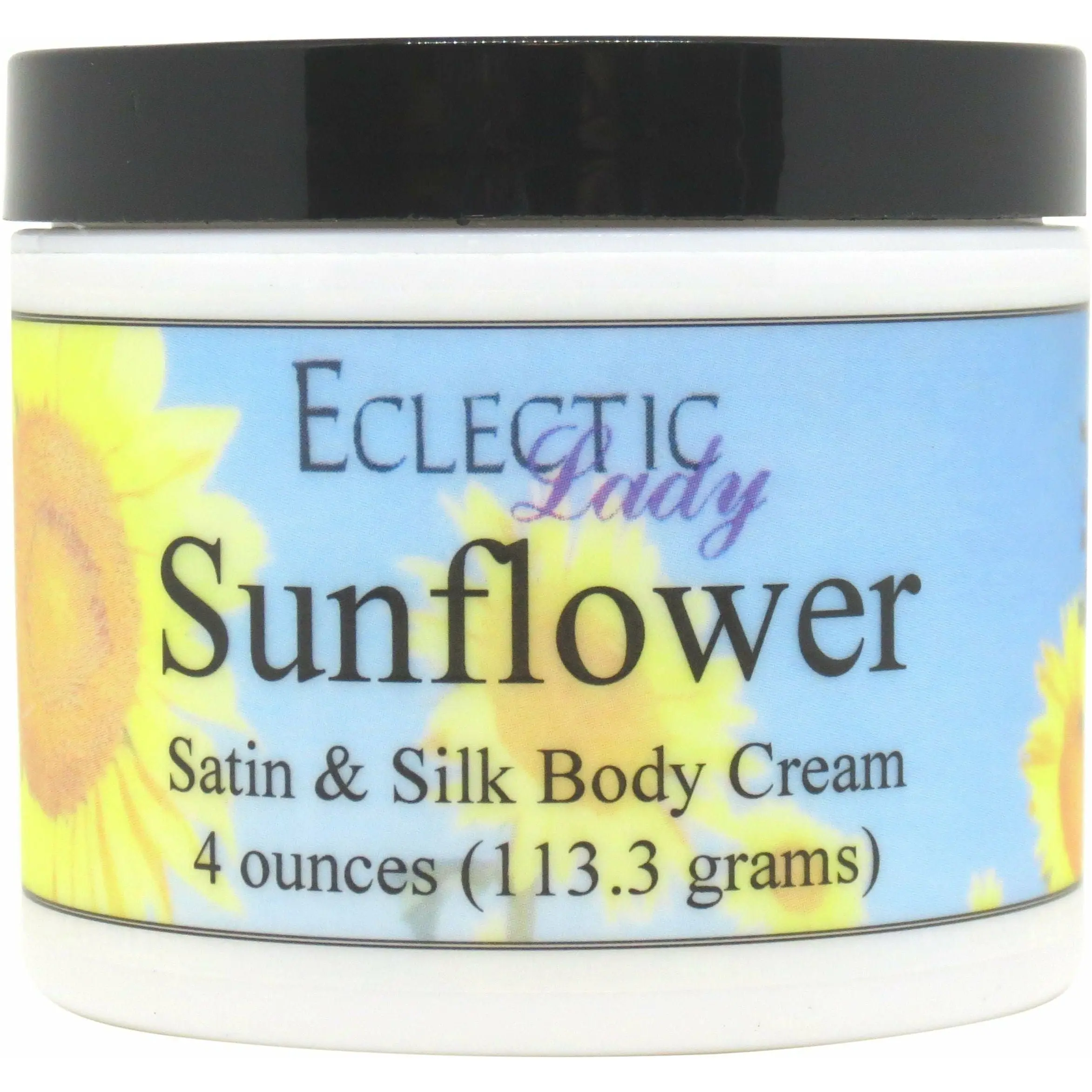 Sunflower Satin and Silk Cream,  Body Cream, Body Lotion