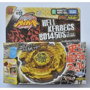 Metal Battle Fusion Top BB99 HELL KERBECS BD145DS WITH Light Launcher