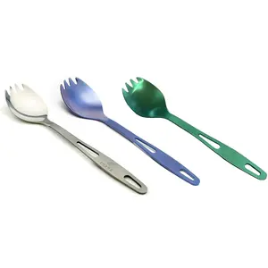 TOAKS Titanium Spork with Polished Head - SLV-01 TOAKS Titanium Spork with Polished Head - SLV-01