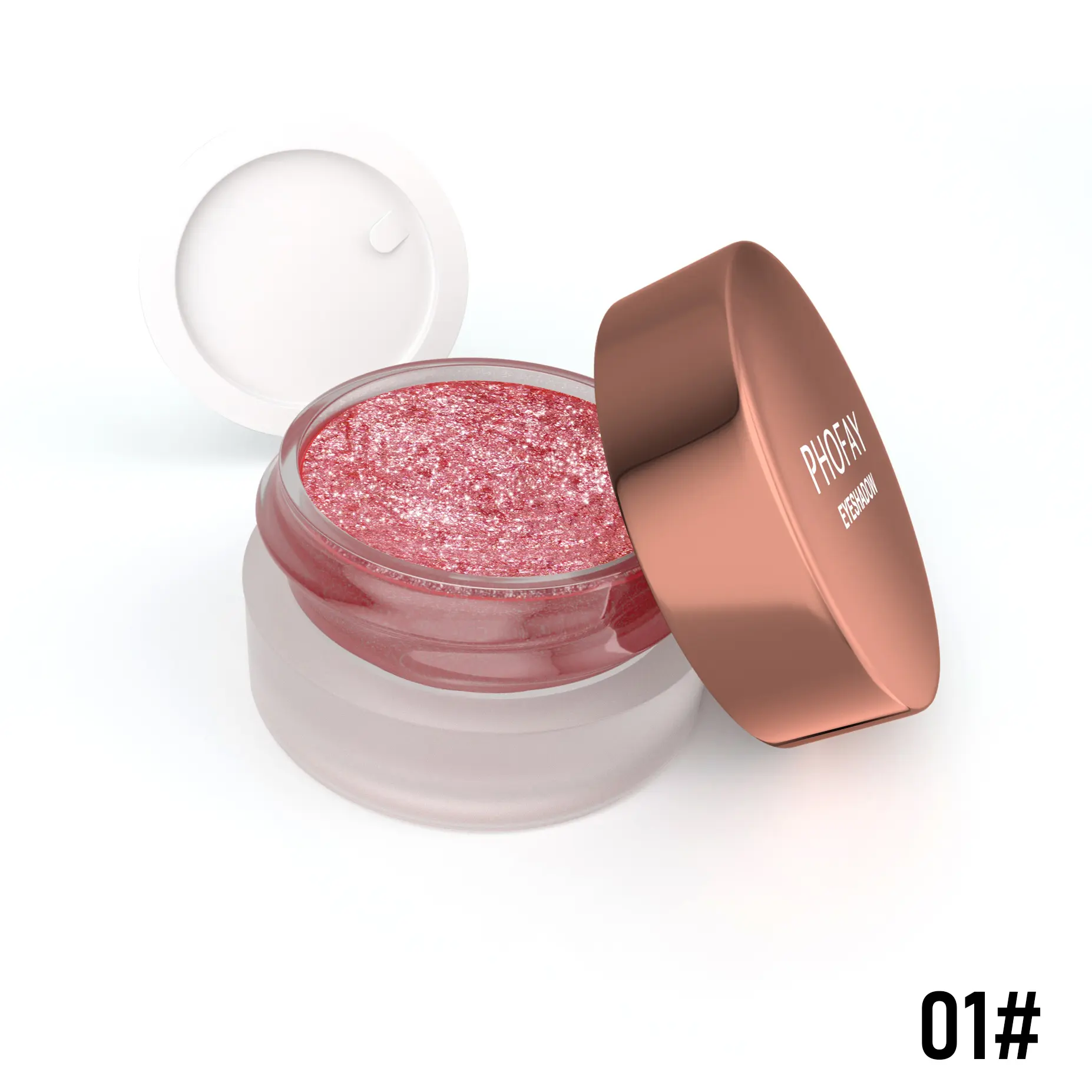 PHOFAY Mashed Potato Eyeshadow - Bouncy, Creamy, One-Swipe Glitter Pigment | Long-Lasting Shimmer for All-Day Wear