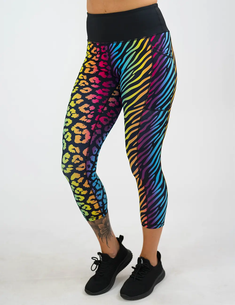 CVG Frenzy Leggings Fabric Colorful Bottom Animal Print