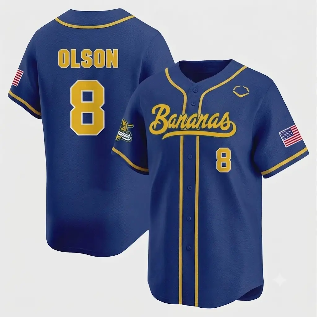 Custom Savannah Bananas Baseball Jersey - Personalized Team Fan Shirt