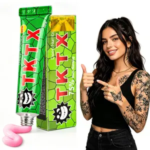 T-K-T-X Numbing Cream 1 Pack, Tattoos PainlessProcedure Strong - Natural Ingredients - For 6-8 HoursLimited Edition Tattoo External Cream 10g.