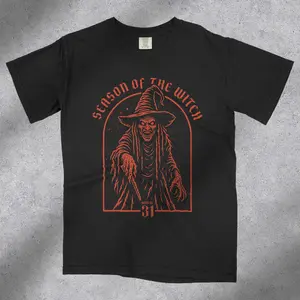 Season Of The Witch Shirt Gothic Witch Shirt Halloween Outfit Witchy Aesthetic Shirt