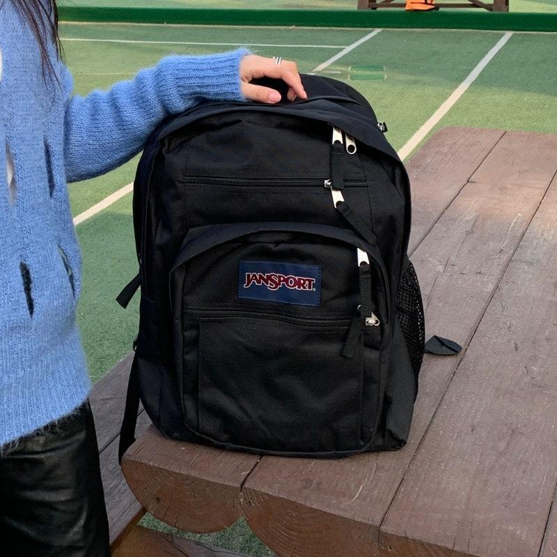 JanSport SuperBreak One Backpacks - Durable, Lightweight Bookbag Front Utility Pocket with Built-in Organizer - Premium Outdoor Backpack Travel Black