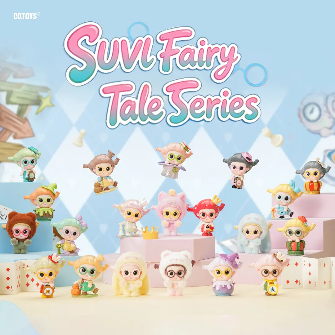SUVI Tiny Fairy Tale ABS Whimsical Story Figures Mini Blind Bag - ABS Miniature Collectible Blind Pack, Desk Stress Reset Toy, Pocket-Sized Birthday Gift & Home Decoration