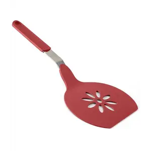 Homi Styles Jumbo Nylon Spatula, Non-Stick, and Dishwasher Safe - Ideal for Cooking, Flipping, and Serving, Great for Pancake Flipper, Egg Pancake Turner - 15 X 6.5 Inches Extra Large Spatula (Red)