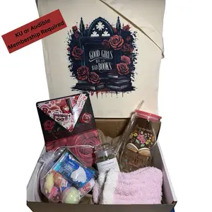 Spicy Blind Date with a Book Box for Kindle Unlimited and Audible Personalized Mystery Romance Bundle Scene Curated Romantic Adventure Gift Box for Readers and Listeners with Open Door Smex Scene