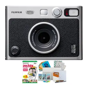 Fujifilm Instax Mini EVO Instant Camera with Instax Mini Twin Film Pack Bundle