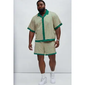 Rushmore Knit Warmup Shorts - Green/Combo