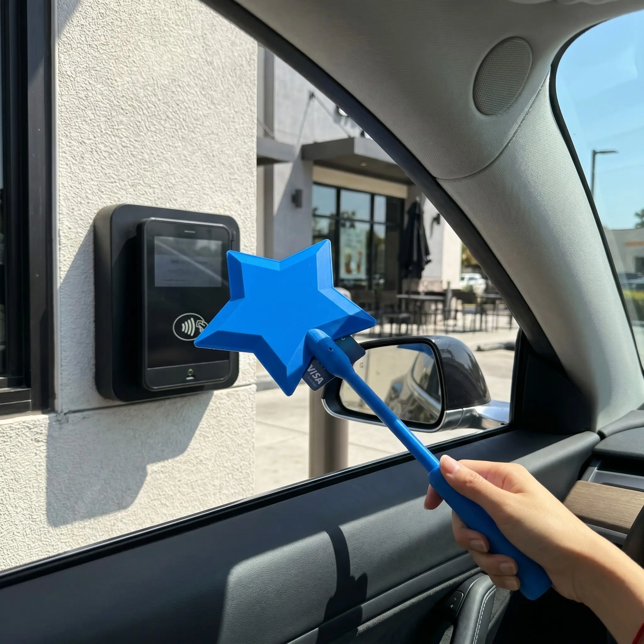 Viral Magic Star Payment Wand, Star-Shaped Contactless Tap-and-Pay Device, Rainbow Design Travel Payment Tool, Durable and Easy to Use, Novelty