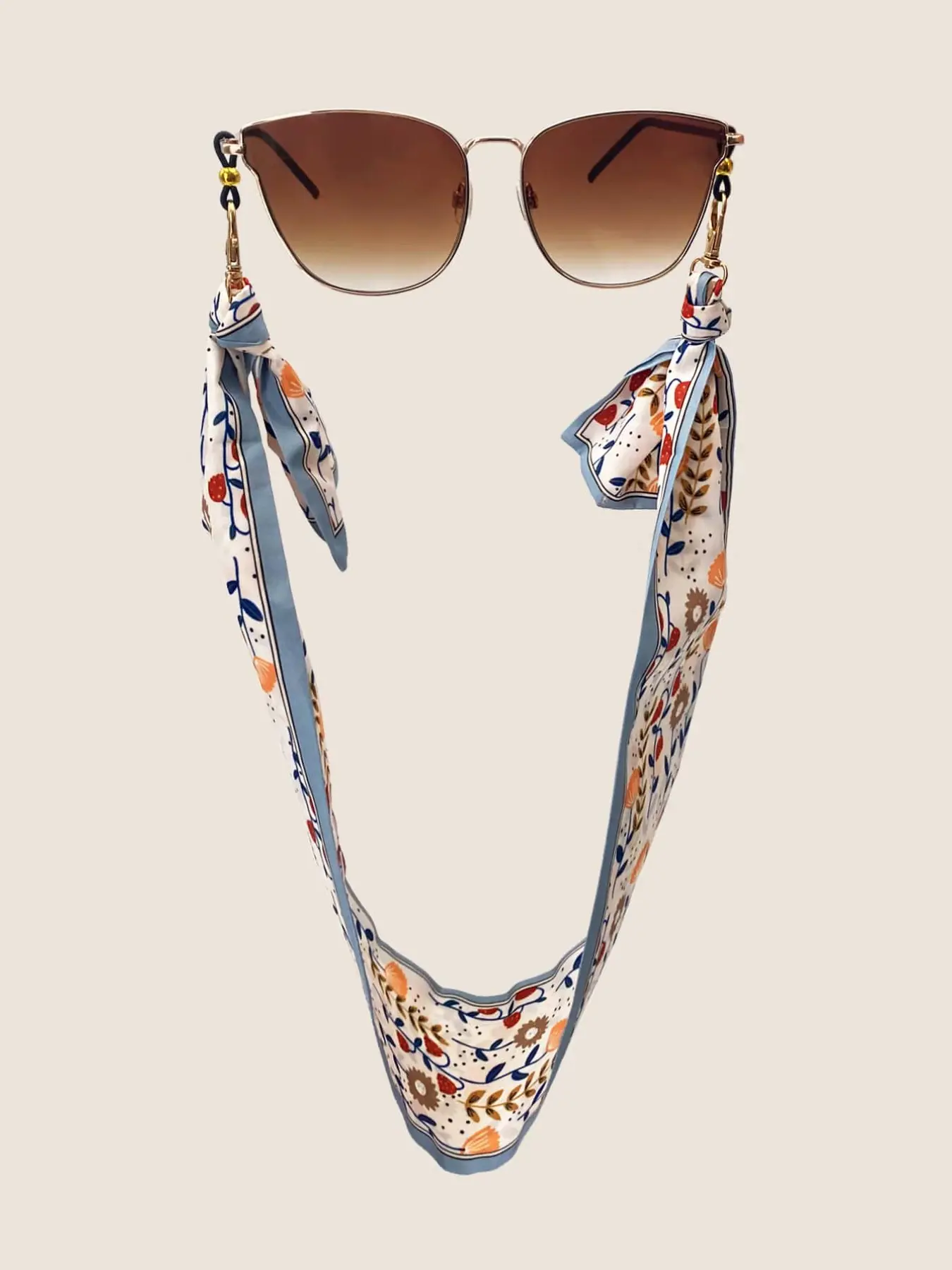 Boho Scarf Glasses Chain, With Lanyard, Anti-Loss Mask and Glasses Strap, Dual-Use Eyewear Cord, Perfect for Daily Wear, Stylish and Practical Accessory, Styling, Eyeglass Chain, Glasses Lanyard