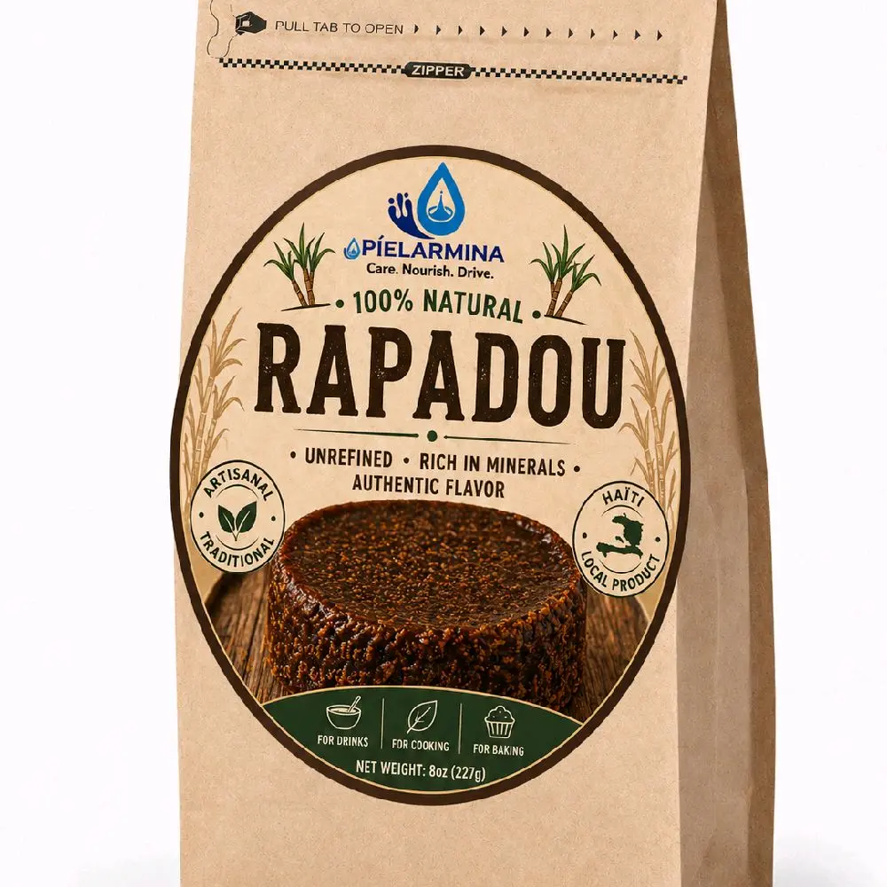 100% Natural Authentic Traditional Haitian Rapadou Cane Food Flavoring - No Preservatives, for Baking & Cooking, Haitian Cuisine Enhancer