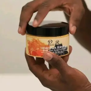 Hair Removal Mask Charcoal and Tumeric