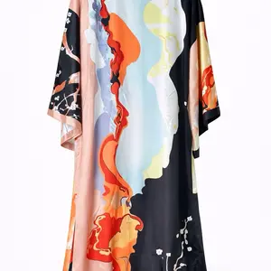 Ritual Wear Luxe Satin Kimono Womenswear Soft Gowns