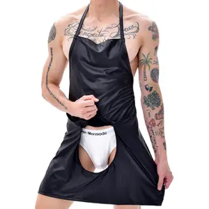 Men's Sexy Apron Role Play Sexy Temptation Non-Hugging Uniform Male Servant COS Autumn Costume