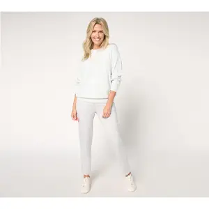 Barefoot Dreams Reg. CozyChic Lite Pullover & Straight Leg Pant