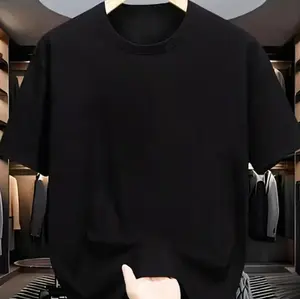 Basic Solid Color Tee - Essential Loose Fit Short Sleeve, Casual Crew Neck Top, Minimalist Daily Wear,Regular length T-shirt, sports T-shirt, casual style, daily outings and gatherings.