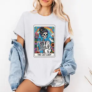 The Cat Lady Tarot card shirt