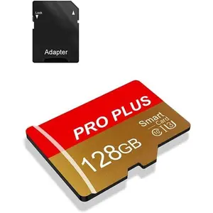 TF Card 128GB with Adapter, High Speed Memory Card, UHS-I C10 A1 Memory TF Card for Tablet/Mobile Phone/Camera/ Audio/ Console (128, GB)