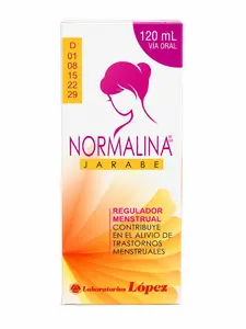 Normalina Jarabe - Regulador - Suplemento para Mujer Jarabe - Woman Vitamin Supplement Syrup Presentation