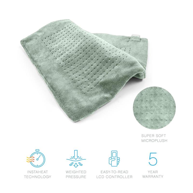 Pure Enrichment Weighted Warmth Extra Wide Heat ing Pad