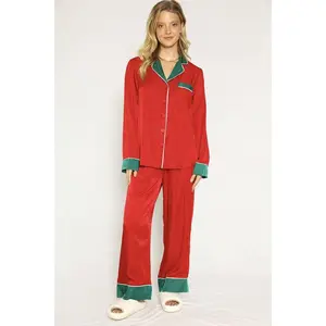 The Holiday Satin Pajama Se