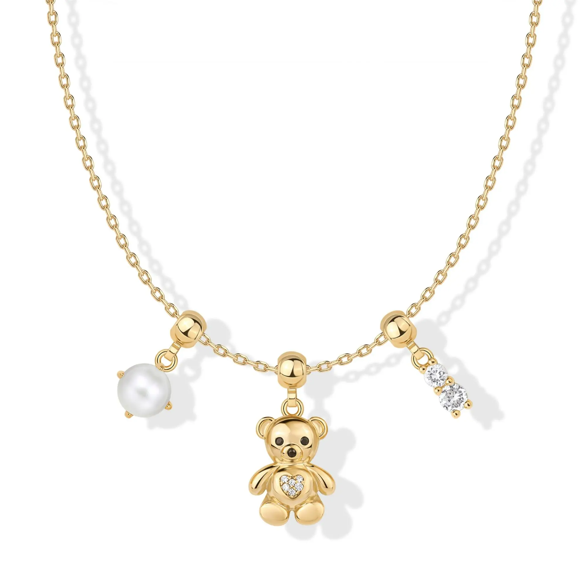 Teddy Bear - Yellow Gold