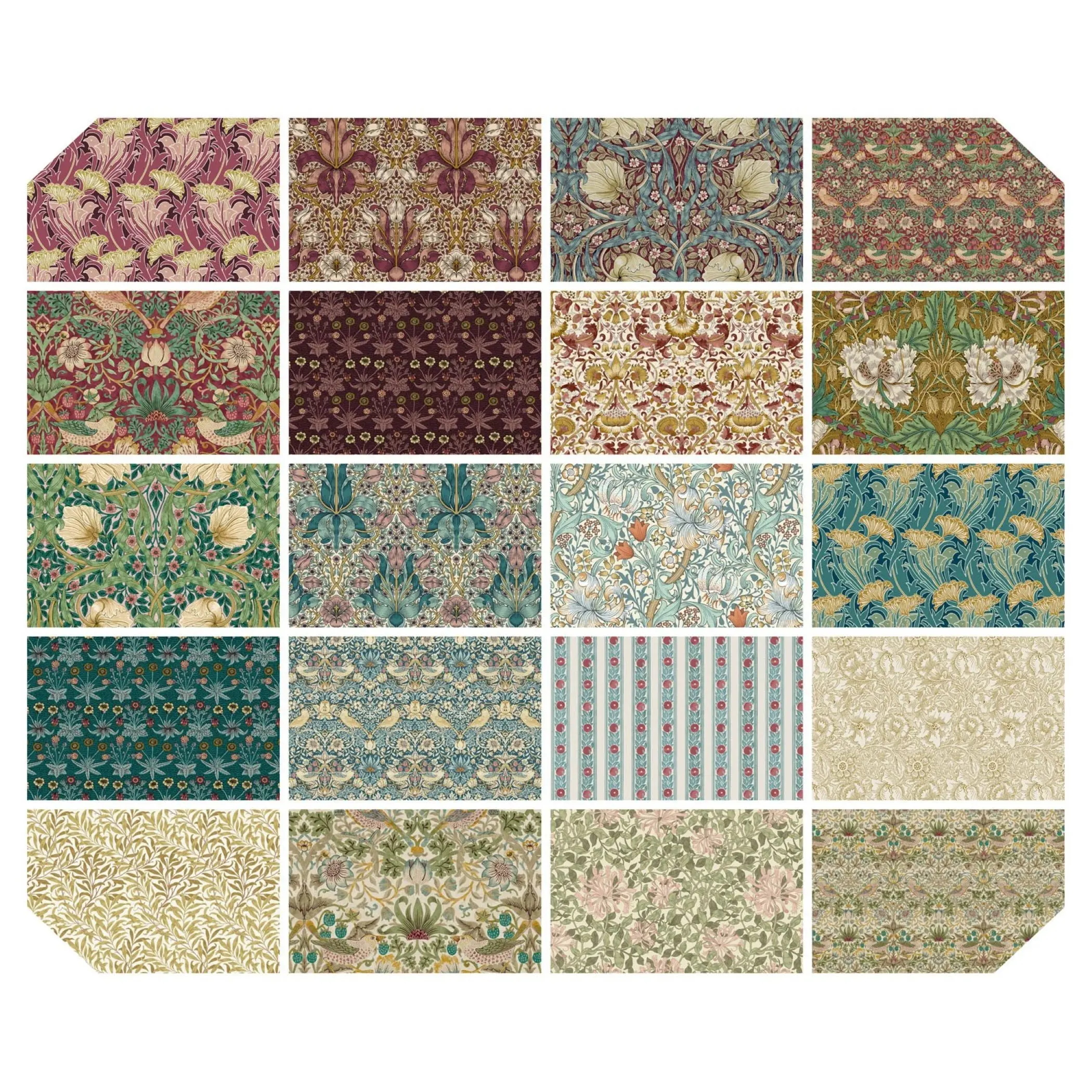 FreeSpirit Loden 10" Precut Fabric Squares | 42 Piece Premium Cotton Quilting Bundle